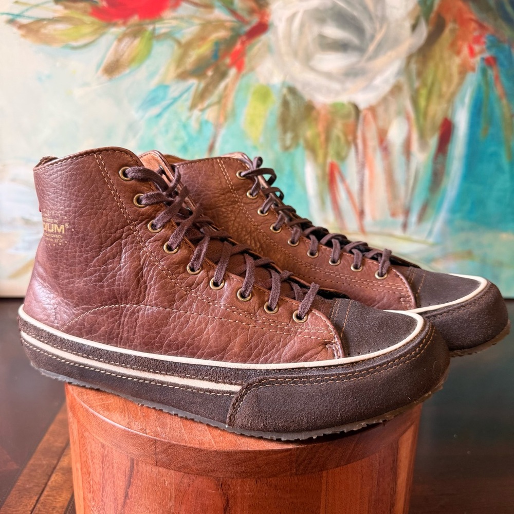 NEW Eric Meyer Medium Design Mens Shoes Comfort Walking Lace-Up Canvas Sz 7.5